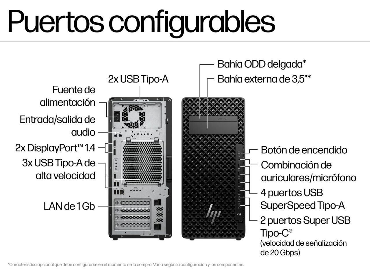 Workstation Torre HP Z2 G1i
