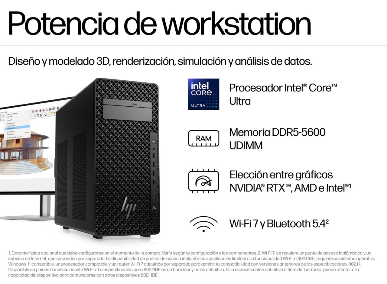 Workstation Torre HP Z2 G1i